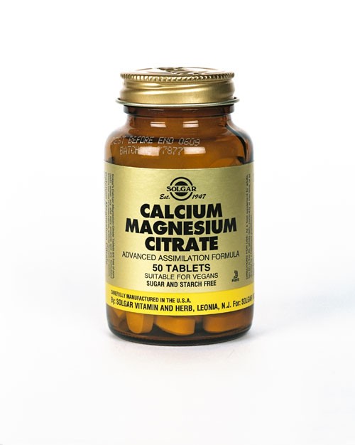 Solgar Calcium Magnesium Citrate (50 tabs)