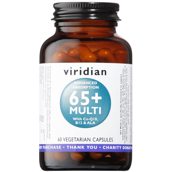 Viridian 65+ Multi 60 capsules