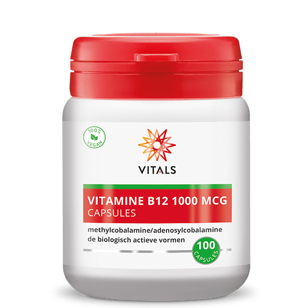 Vitals Vitamine B12 caps (methyl- en adenosyl) 1000mcg