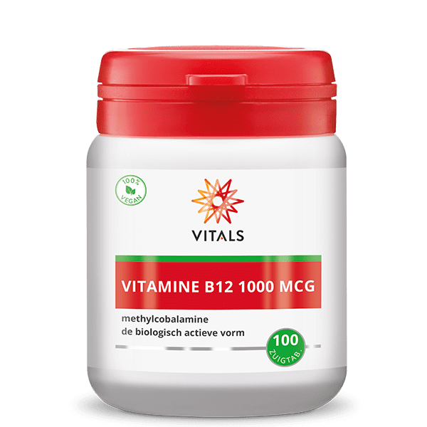 Vitals Vitamine B12 1000 mcg 100 zuigtabletten