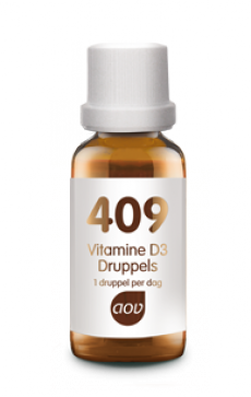 AOV 409 Vitamine D3 druppels (25 mcg)