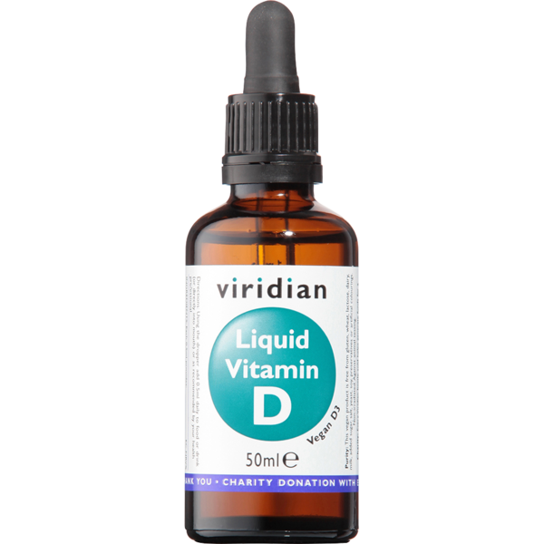 Viridian Liquid Vitamin D3 (Vegan) 2000 IU (50 µg)