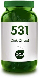AOV 531 Zink Citraat 15 mg