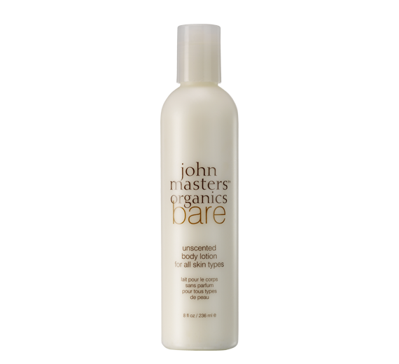 John Masters Organics bare unscented body lotion for all skin types