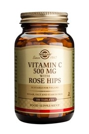 Solgar Vitamin C with Rose Hips 500 mg (100 tabletten)