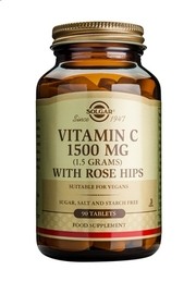 Solgar Vitamin C with Rose Hips 1500 mg ( 90 Tabletten)