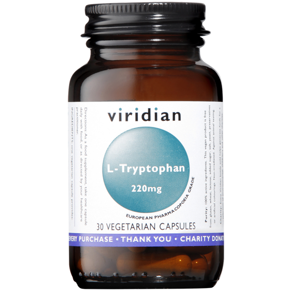 Viridian L-Tryptophan 220 mg 30 Capsules