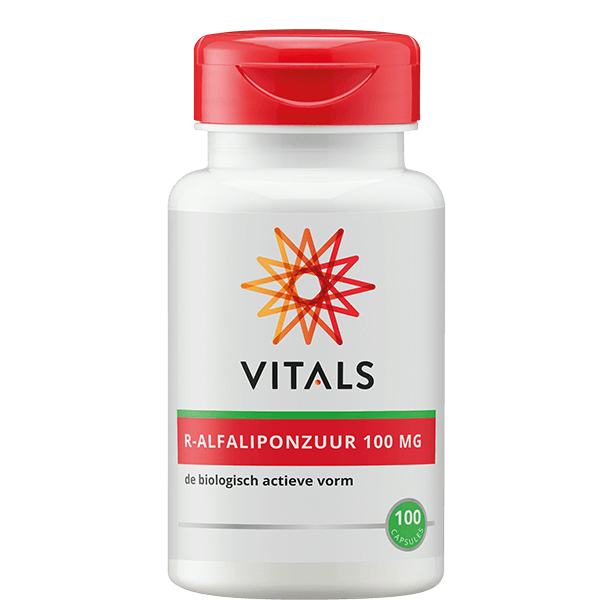 Vitals R-Alfaliponzuur 100 mg 100 capsules