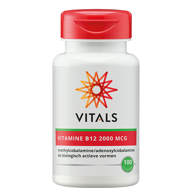 Vitals Vitamine B12 2000 mcg 100 zuigtabletten