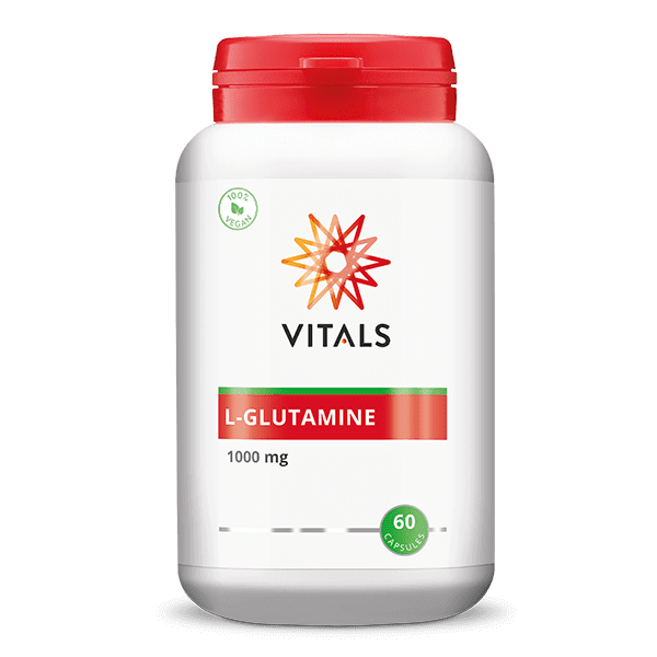 Vitals L-glutamine 1000 mg 60 capsules