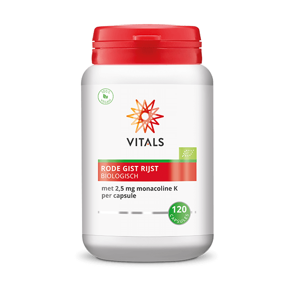 Vitals Rode Gist Rijst Biologisch 120 capsules