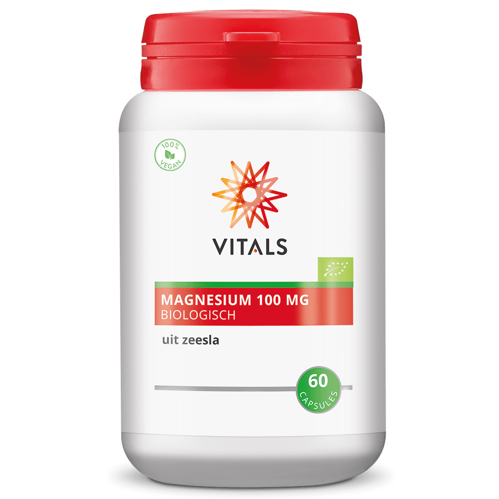 Vitals Magnesium 100 mg Biologisch 60 capsules