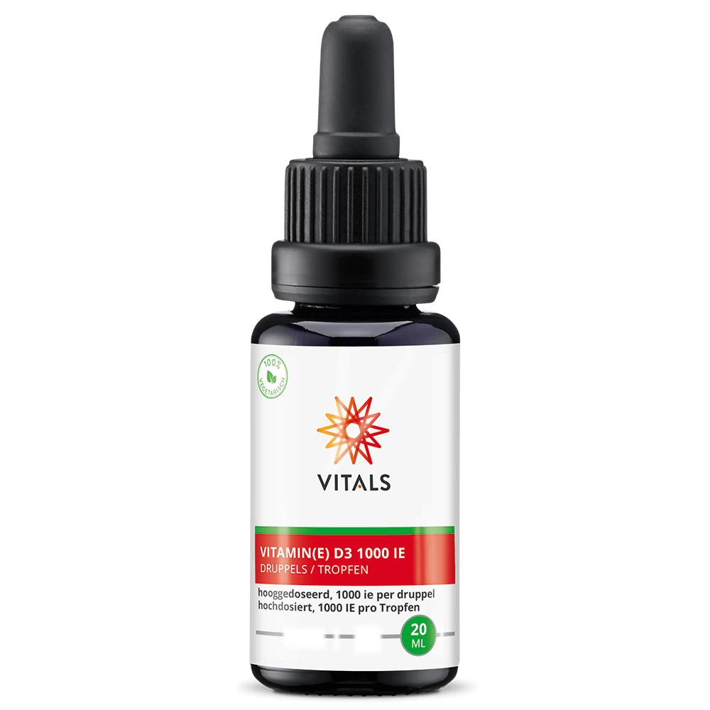 Vitals Vitamine D3 1000 ie Druppels 700 druppels