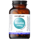 Viridian Biotin 2500 µg 90 Capsules