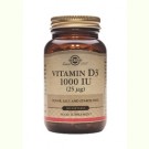 Solgar Vitamin D-3 25µg (1000 IU)(100 softgels)