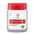 Vitals Vitamine D3 2000 ie Vegan Softgels 100 softgels